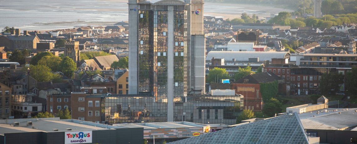 BT Tower, Parc Tawe and bay